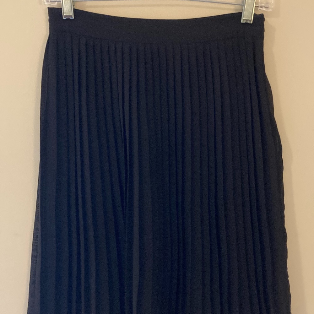 American Apparel Chiffon Pleated Skirt
